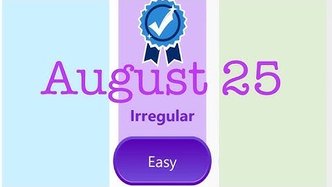 Irregular _ August 25 _ Microsoft Sudoku
