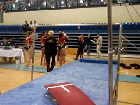 Breckville Gymnastics States 2009 Meghan's Bar Rou...