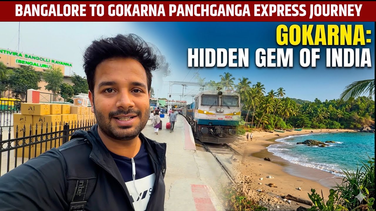 Bengaluru To Gokarna 16595 Panchaganga Express Train Journey | Best ...