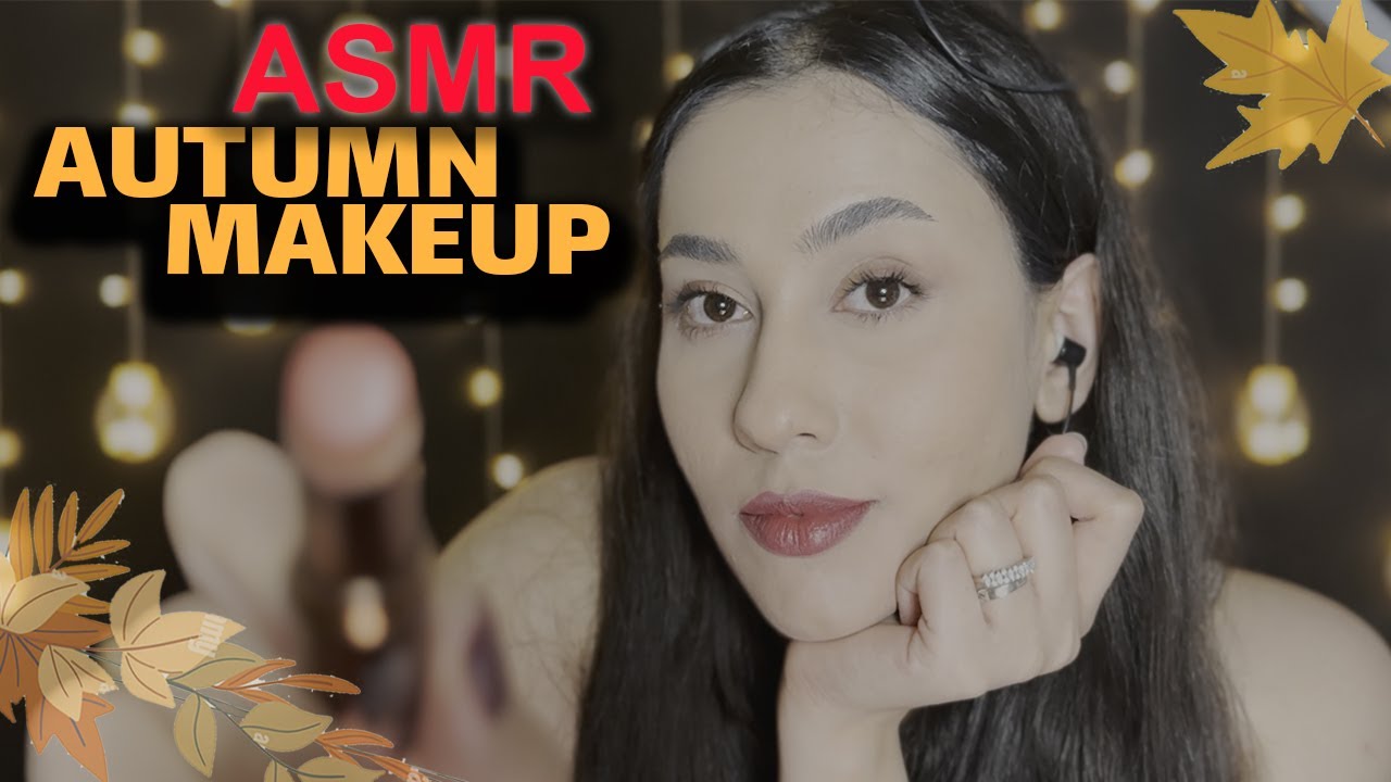 Doing your makeup in autumn style💄🍂 | Soft Spoken ASMR