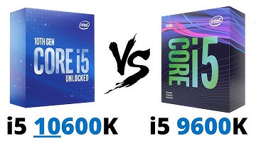 i5 10600k vs i5 9600k | i5 9600k vs i5 10600k | ALL Benchmarks!