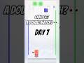 Day 7 - got the double match, and the little guy showed up 😅 #SqUAReX #indiegame #iosgame
