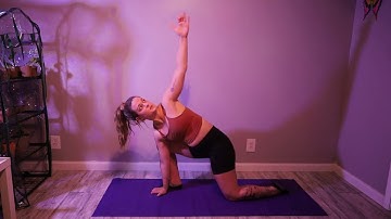 Lunge/Thoracic Rotation/Hamstring Stretch