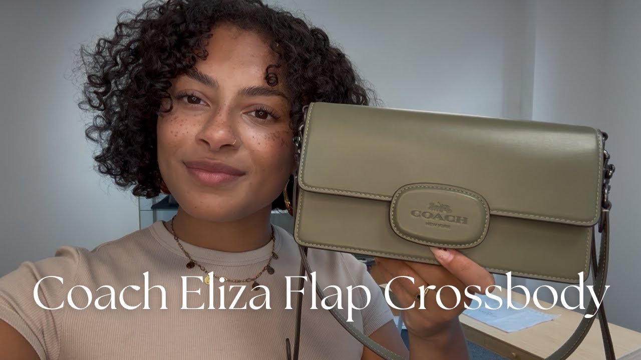 Coach Eliza Flap Crossbody Review - YouTube
