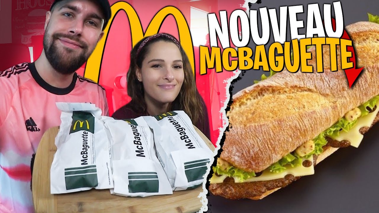 On goûte pour la première fois le McBaguette avec Pidi !