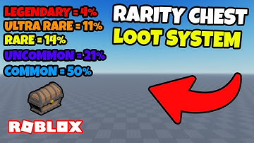 How to make a RARITY CHEST LOOT SYSTEM in ROBLOX STUDIO!