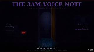 The 3AM Voice Noteβ π§π»