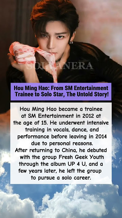 Hou Ming Hao’s Surprising Journey: From K-Pop Trainee to Chinese Solo Artist #huominghao #cdrama