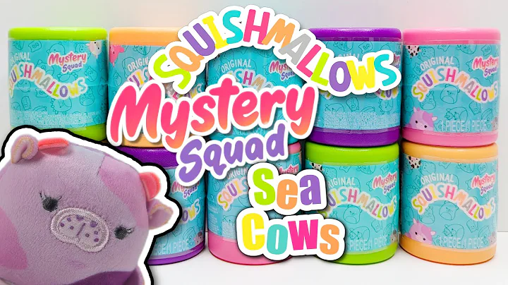 Sea Cows Squishmallows Mystery Squad Unboxing - No Talking ASMR