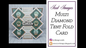 Multi Diamond Tent Card