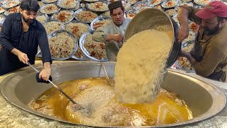 Famous 100 Kg Big AFGHANI KABULI PULAO Making | Best Giant Meat Rice Prepared | Kabuli Pulao Recipe