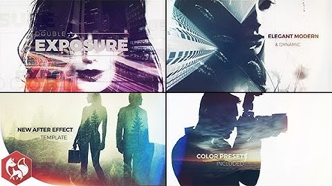 Double Exposure Slideshow (After Effects template)