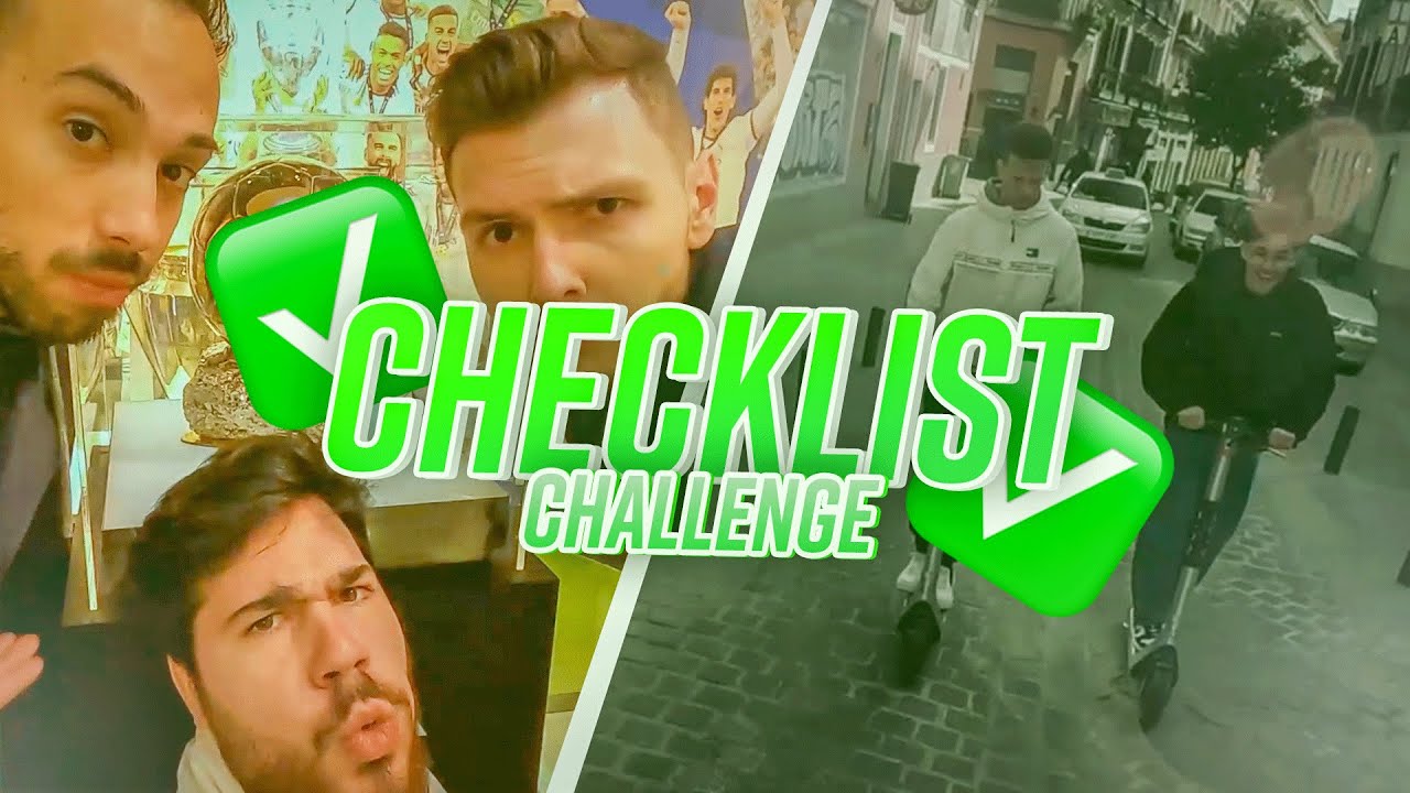 Fizemos BATOTA em Madrid | Checklist Challenge