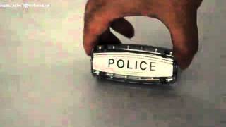 JD001 red blue warning strobe shoulder light for police