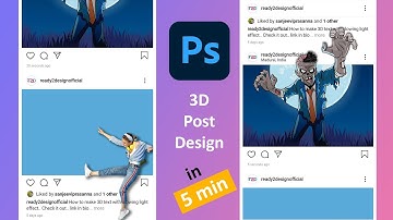 Make 3D Instagram Post Popout In Just 5 Minutes | Easy Photoshop Tutorial