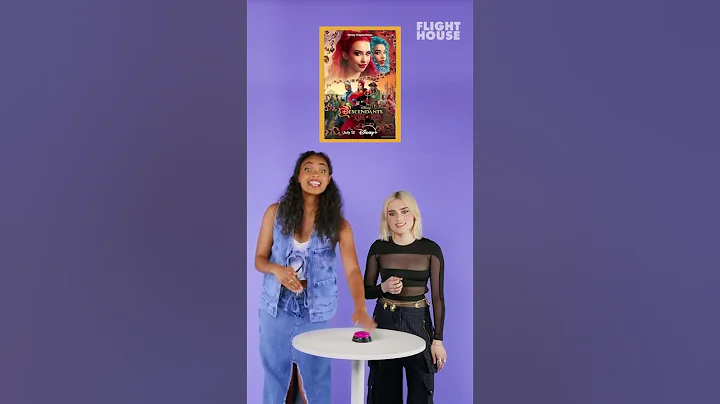 Chandler Kinney and Meg Donnelly guess the movie “Descendants” | #ZOMBIES4