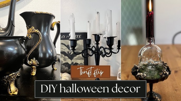 Elegant to traditional homemade Halloween Decor - YouTube