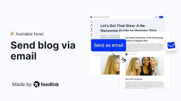 Sending blog post in email automatically