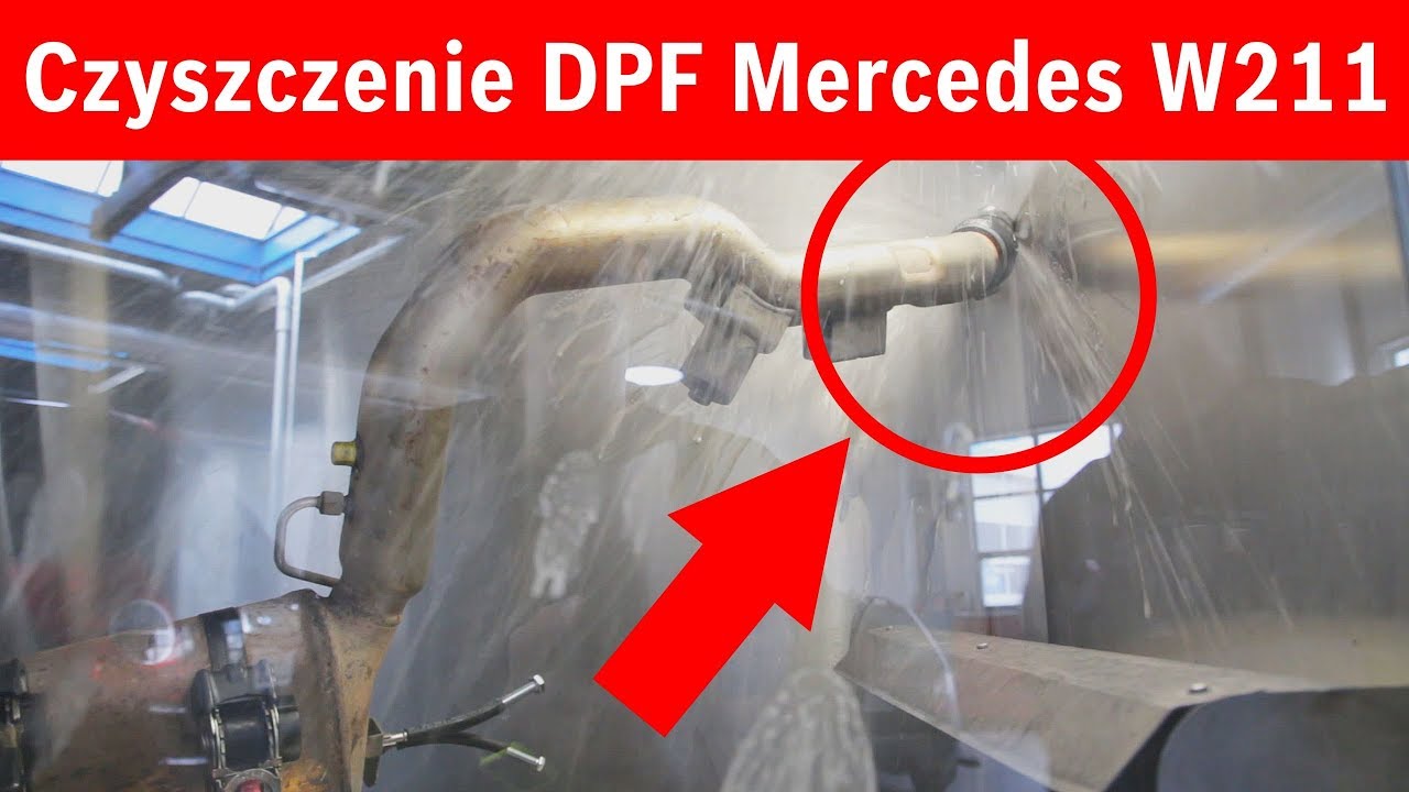 Czyszczenie DPF Mercedes W211 3.0D 224 KM 2008 YouTube