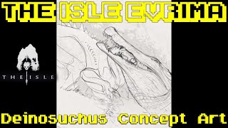 The Isle Evrima Deinosuchus Concept Art