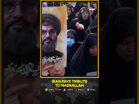 درگیری اسرائیل و حزب الله اعتراض ایرانیان در ادای احترام به نصرالله رهبر کشته شده حزب الله 