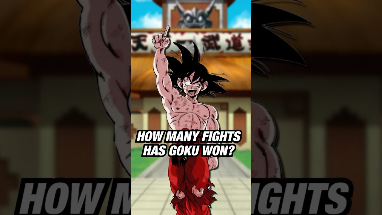 This is How Many Fights GOKU Has WON in Dragon Ball