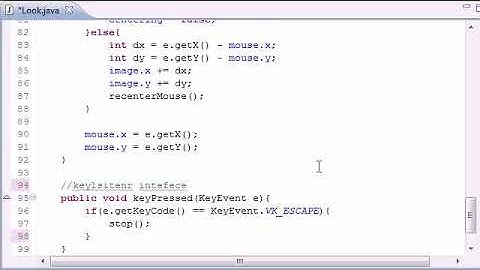 Java Game Development – 36 – Final Mouselook Program
