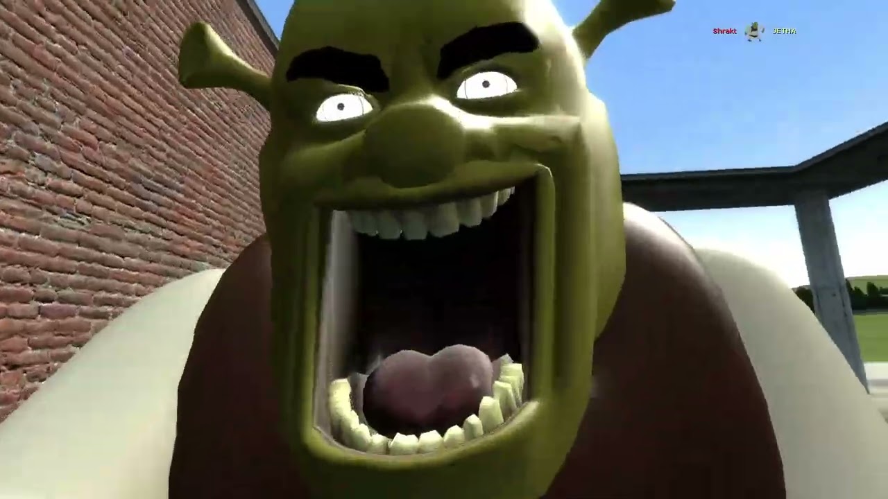 SCARY SHREK @ The Grassland #nextbot #gmod [HORROR - 18+]