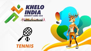 TENNIS LIVE 🎾 Khelo India University Games 2022, Uttar Pradesh | Doordarshan Sports