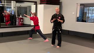 Tiger Rock Form - Red Belt