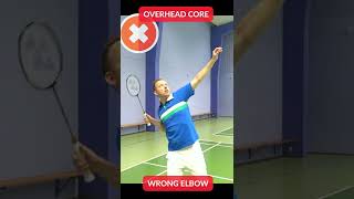 Badminton Overhead Core #shorts screenshot 5