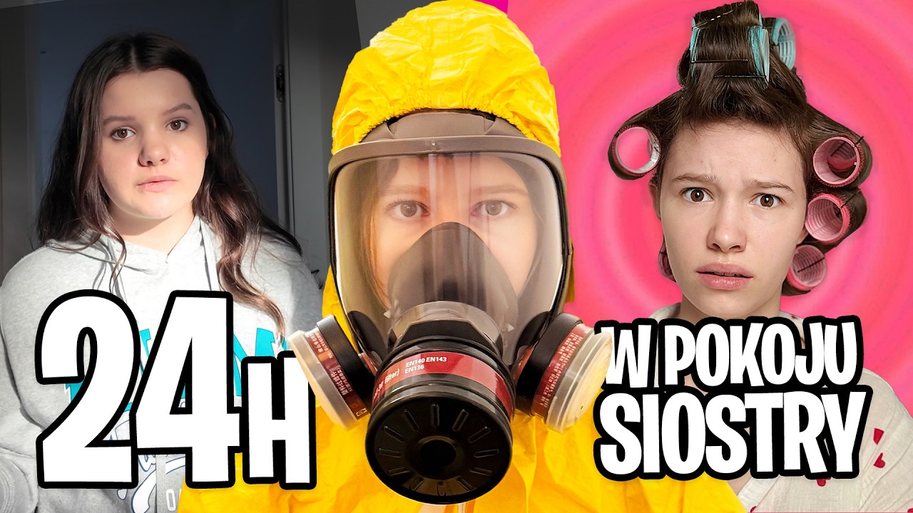 24h w pokoju mojej siostry 😱 (nie wytrzymałam!)