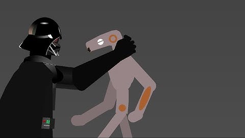 Darth Vader animation test - Stick nodes