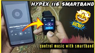 How To Use Music From Smartband Fitpro App (Hypex 116 smartband) screenshot 4