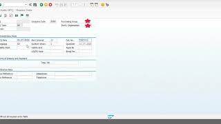 SAP MM- RFQ Creation using Model Service Specification