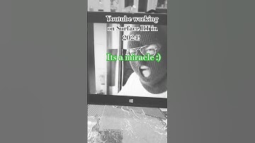 Youtube working with surface RT in 2024! #subscribe #surface #microsoft