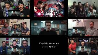 Captain America: Civil War Official Trailer #1 (2016) Reaction Mashup