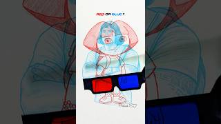 Dora 3d glass drawing #art #dora #drawing #3dart #shorts