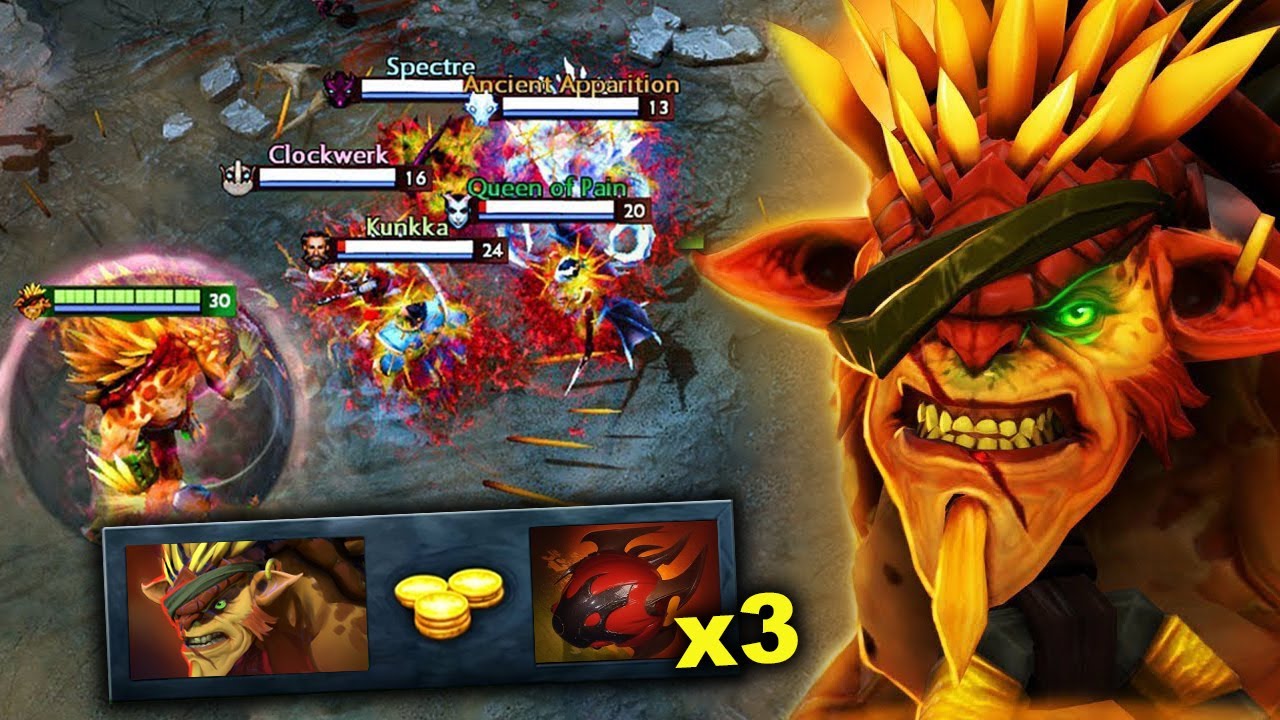 Insane Damage Dealt Bristleback Raid Boss x3 Heart🔥🔥🔥38Kills Dota 2