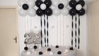 افكار زينة عيد ميلاد بالبالونات🎈|🎉🎊Birthday decorations