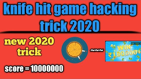 mx player knife hit game hack trick || knife hit game mod apk
