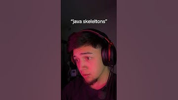Skeletons In Bedrock Vs Skeletons In Java… #shorts #viral