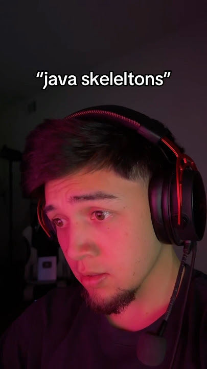 Skeletons In Bedrock Vs Skeletons In Java… #shorts #viral