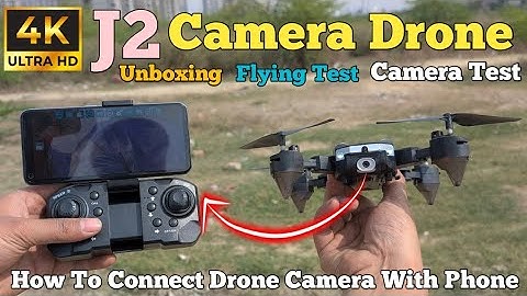 J2 Camera Drone Unboxing, Flying, Camera Test, Range Test, & Review
