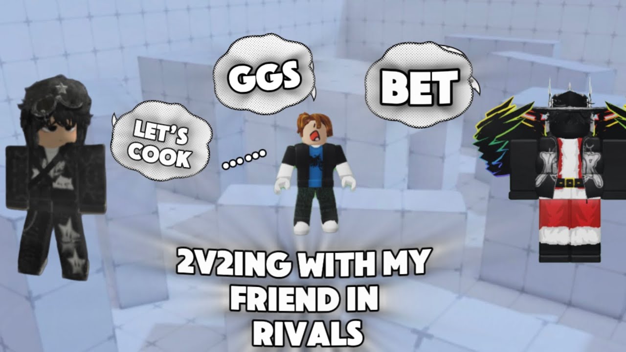 Playing rivals with my friend again #robloxrivals#tanqr#fyp - YouTube