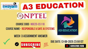 NPTEL Responsible & Safe AI Systems Week 3 Assignment Answers | Prof. Ponnurangam Kumaraguru