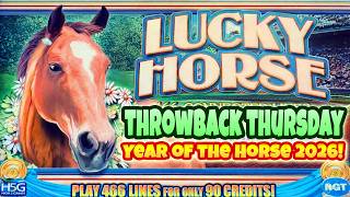 Year of the Horse 2026! Lucky Horse by IGT for Throwback Thursday from Aliante casino!