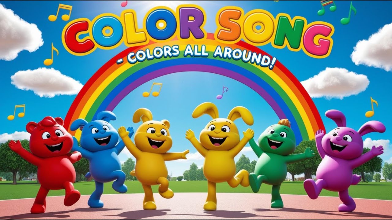 Que Color Song Color Song – Colors All Around | Fun Skills Music - YouTube