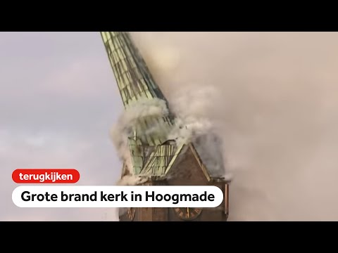 LIVE: Grote brand in kerk in Hoogmade