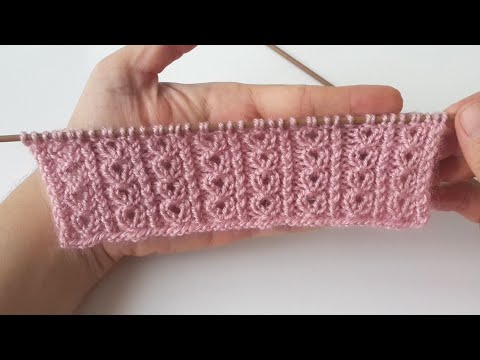 Kahve Çekirdeği Lastik Modeli Yapılışı | Knitting border design | crochet knitting
